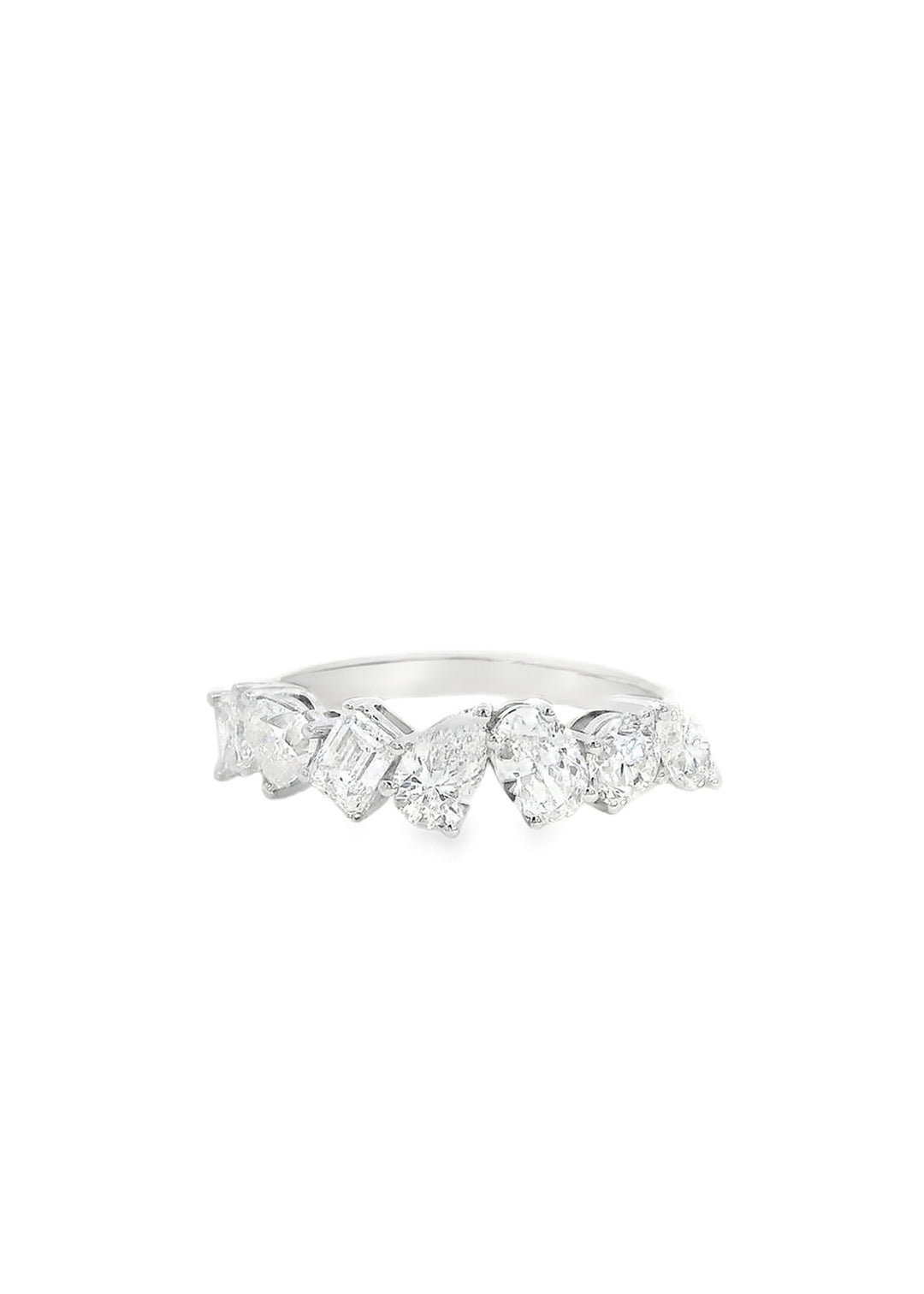 1.78ct Mixed Shape Claw Set Band