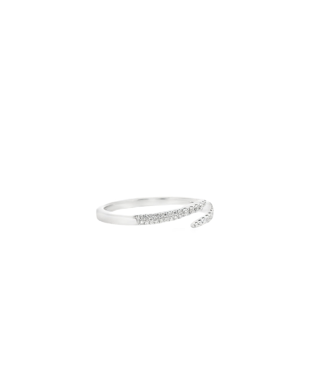 0.15ct Round Brilliant Cut Diamond Wrap Eternity Band