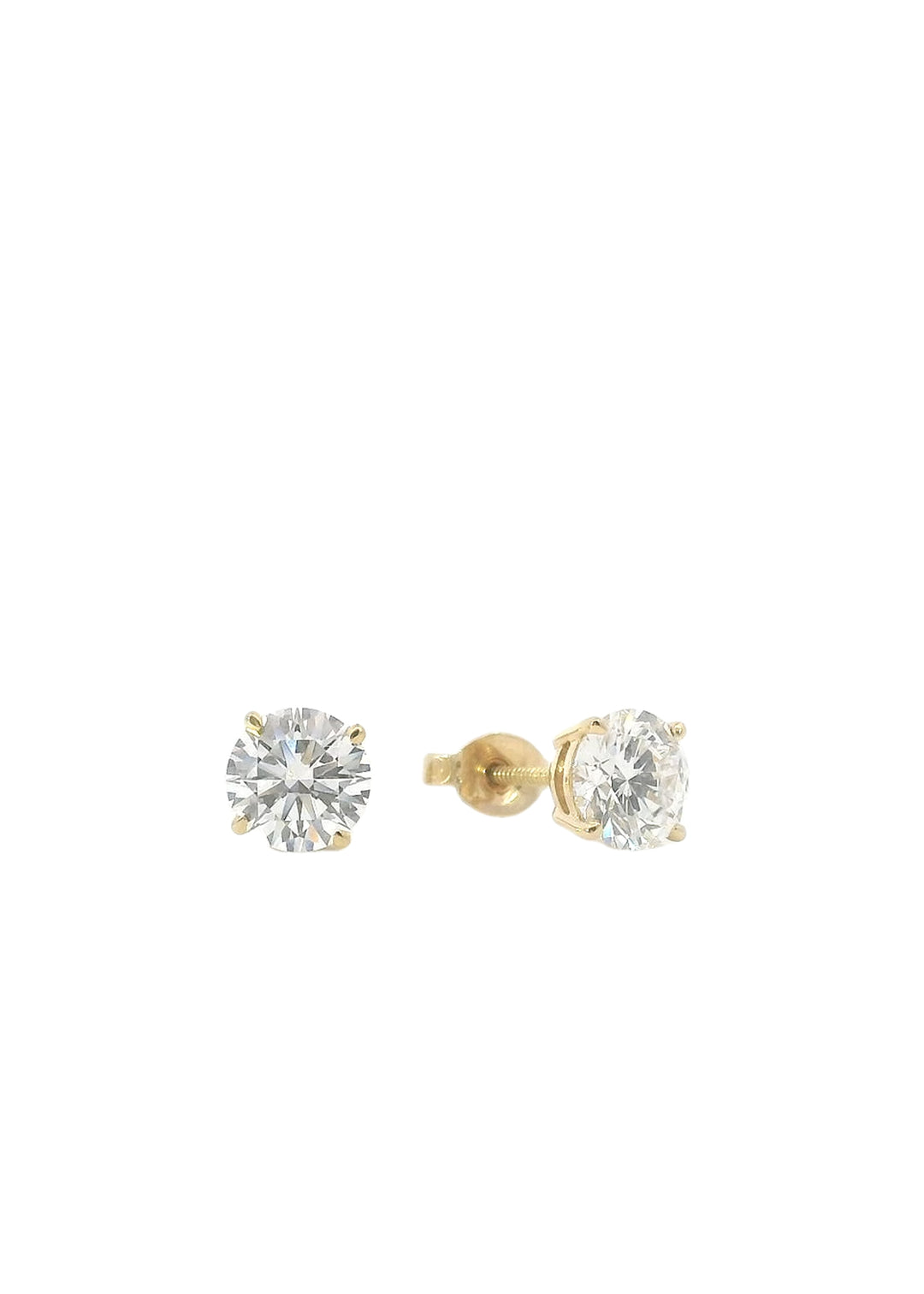 TW2.00ct Round Brilliant Cut Diamond Studs