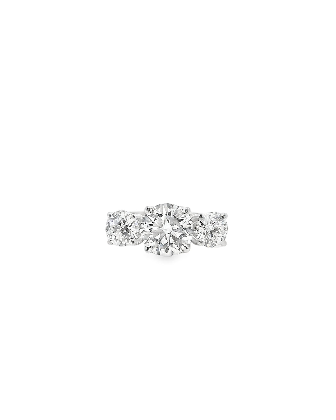 2.92ct Round Brilliant Cut Diamonds in the Trilogy Design