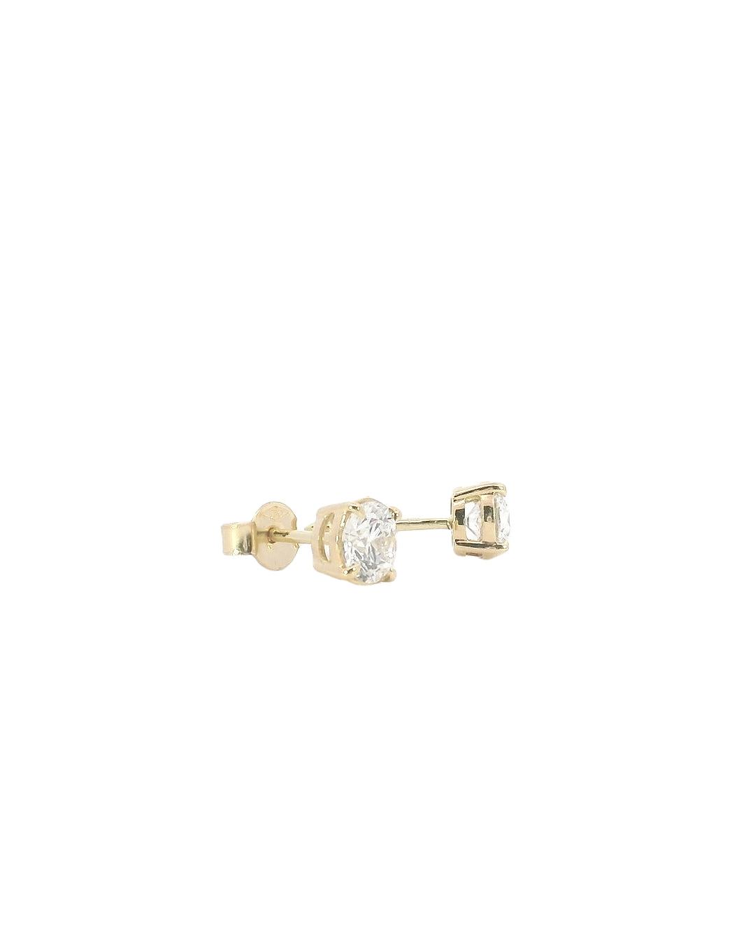 TW1.00ct Round Brilliant Cut Diamond Studs