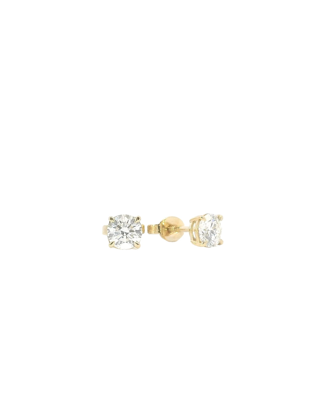 TW1.00ct Round Brilliant Cut Diamond Studs