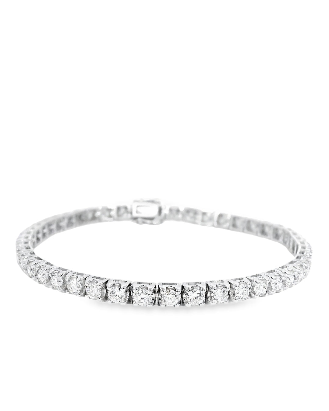 3.70ct Round Brilliant Cut Classic Set Tennis Bracelet