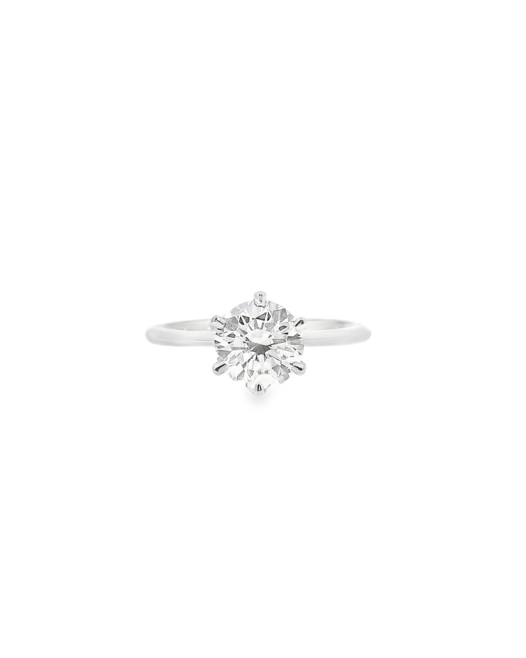 1.41ct Round Brilliant Diamond in the Parker Classic Solitaire