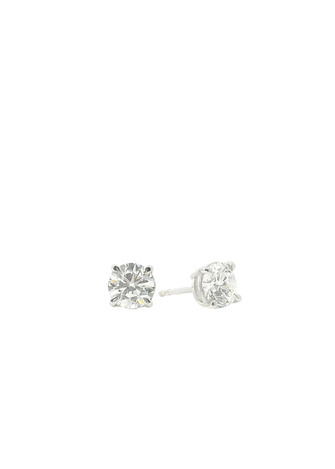 TW1.40ct Round Brilliant Cut Diamond Studs