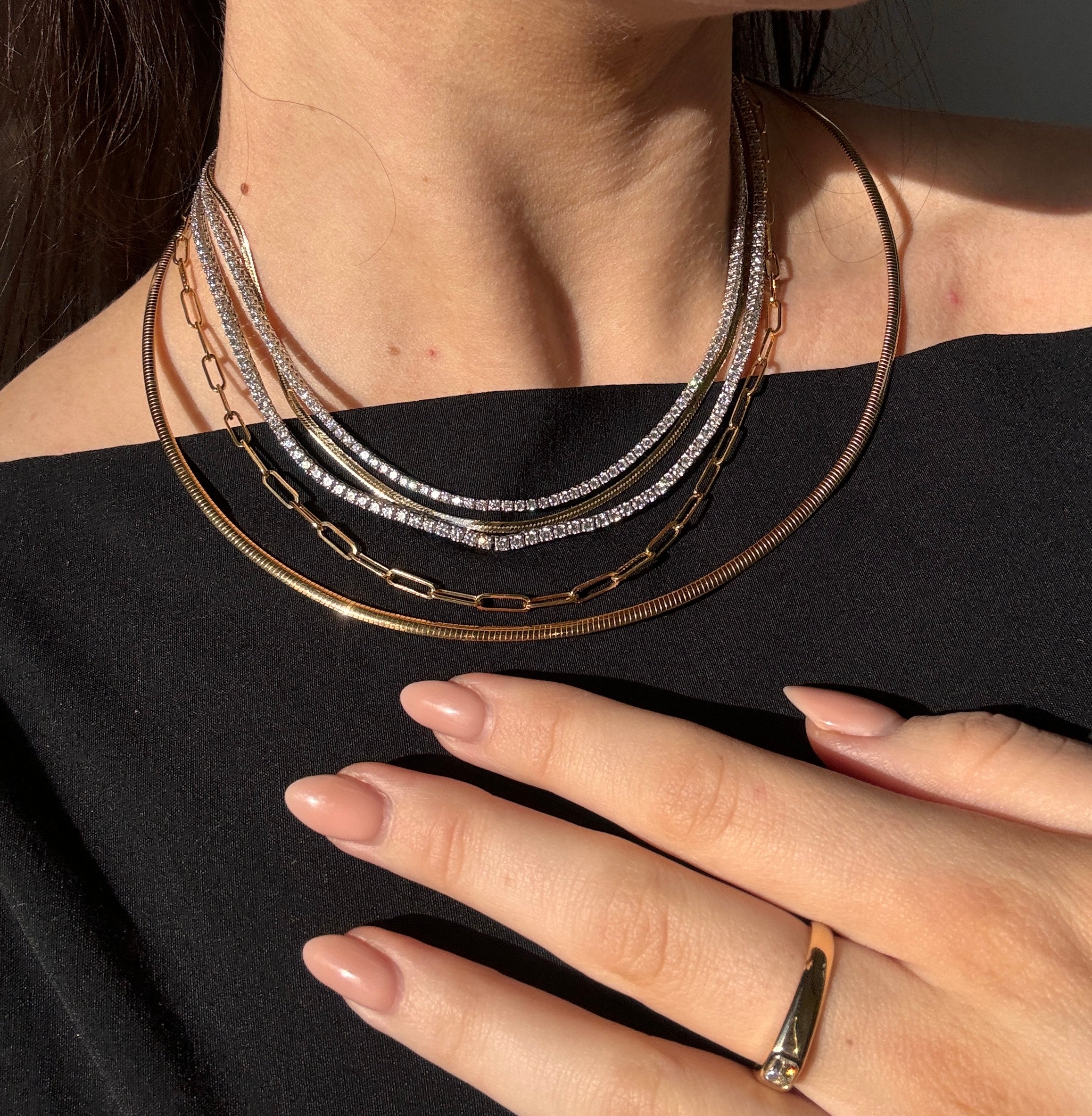 Herringbone Chain Necklace