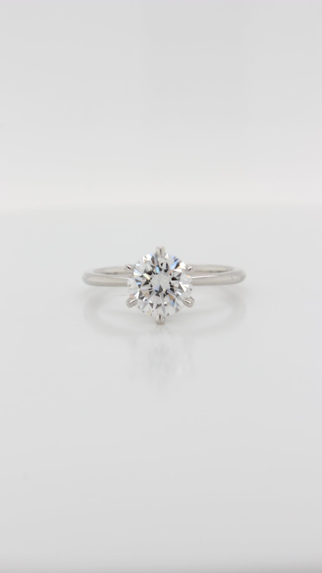 2.15Ct Round Brilliant Diamond in the Parker Classic Solitaire