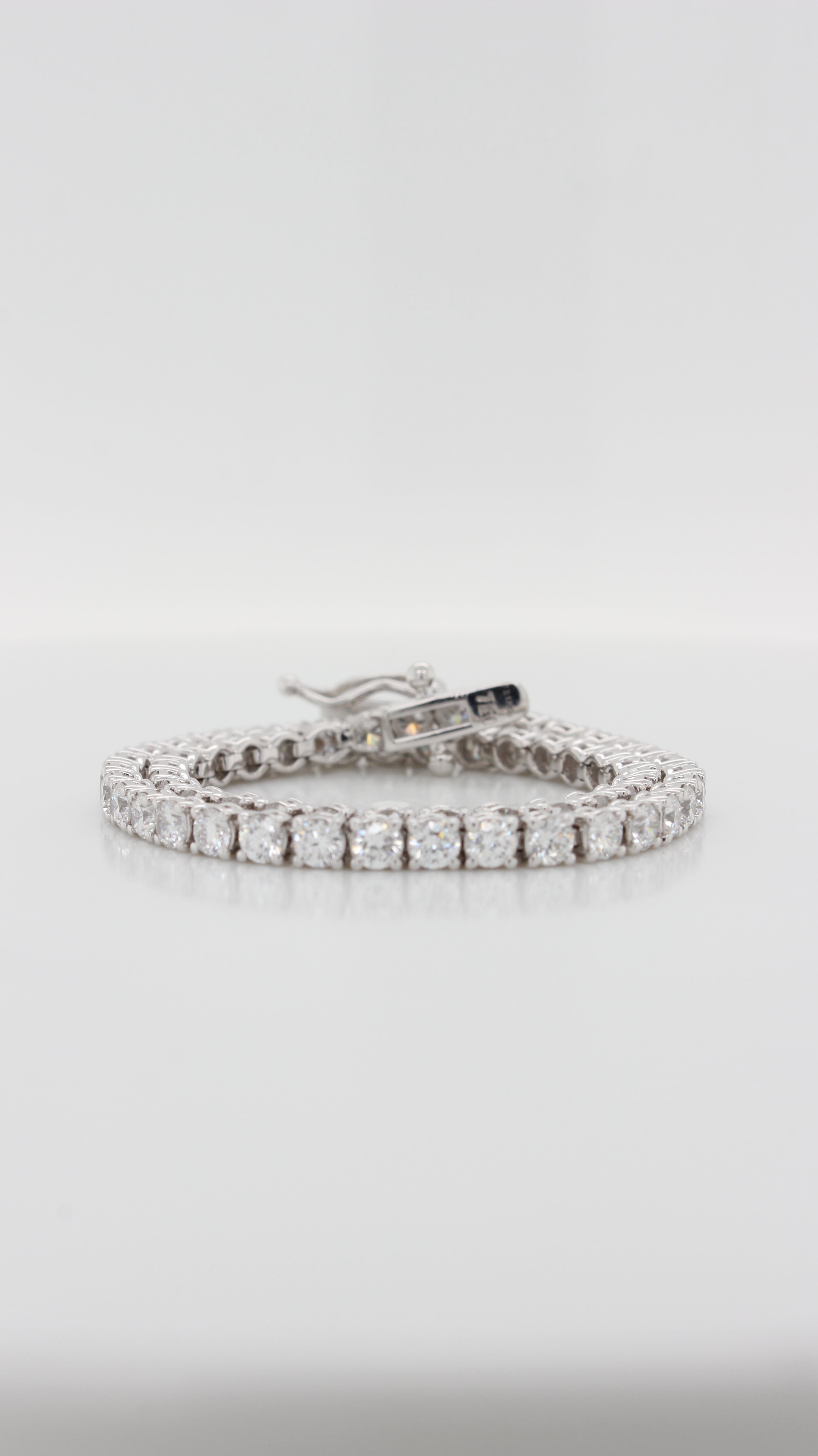 3.17ct Round Brilliant Cut Classic Tennis Bracelet