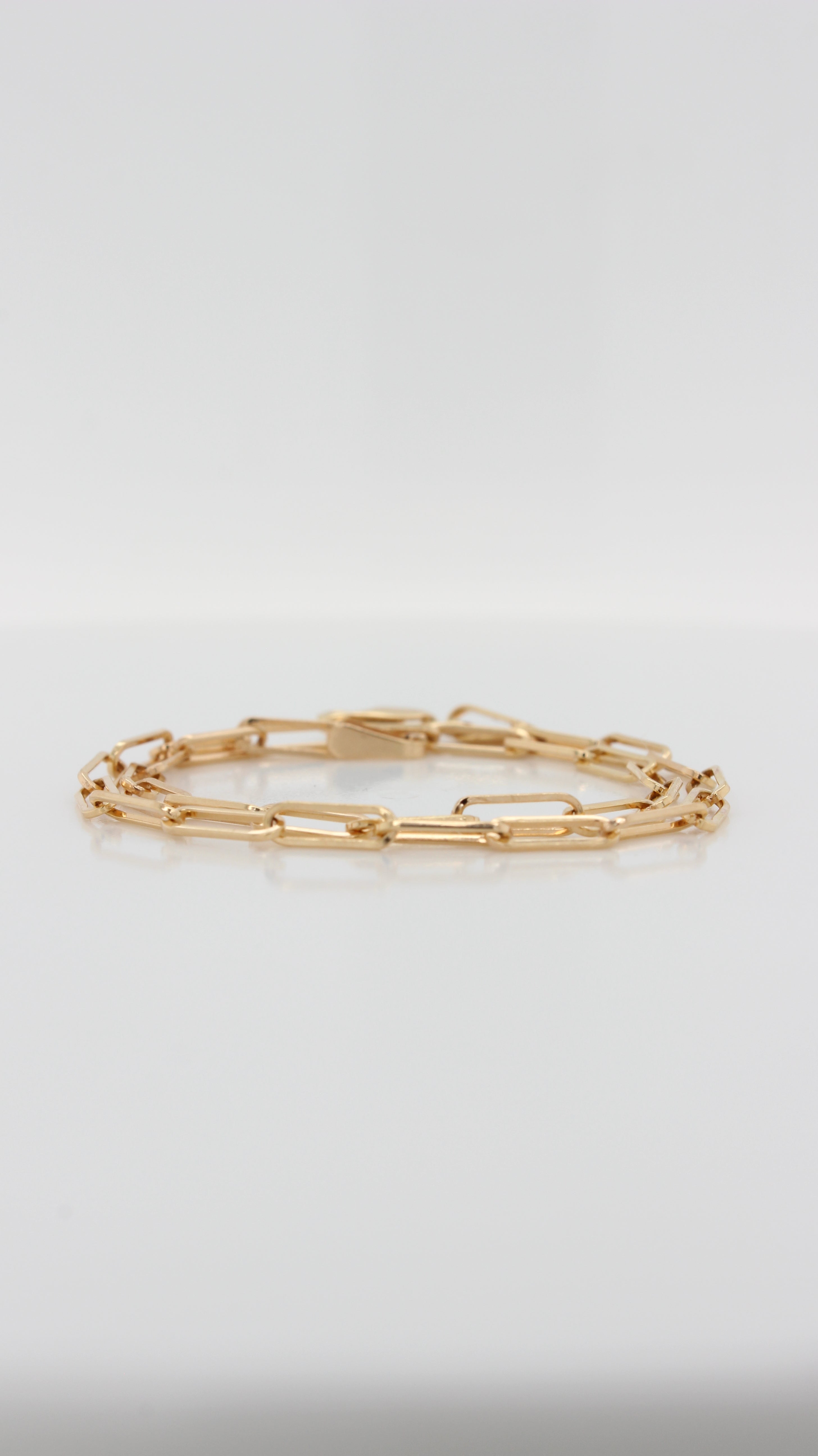 Classic Paperclip Chain Bracelet