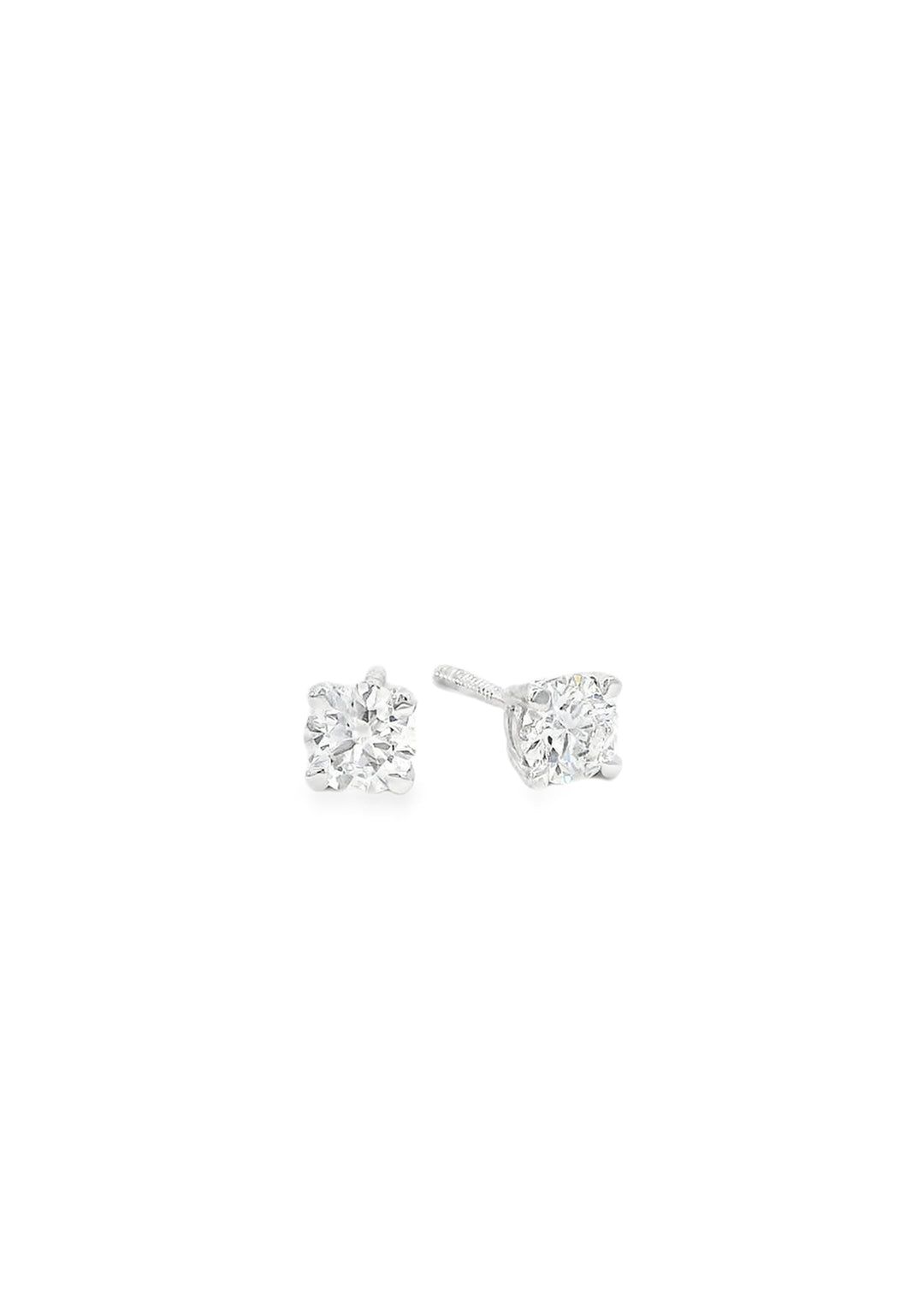 TW0.60ct Round Brilliant Cut Diamond Studs