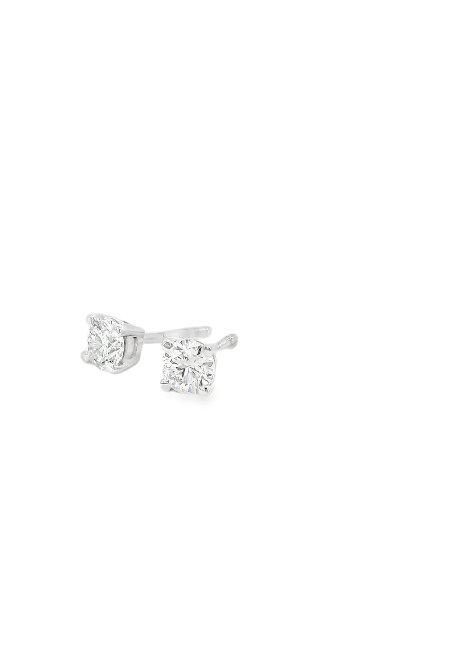 TW0.60ct Round Brilliant Cut Diamond Studs